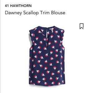 Pixley Scallop Sleeved Blouse